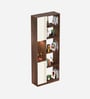 Orivo Bookshelf In Brown Maple & White Finish