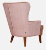 Orlan Fabric Wing Chair In Brown Colour