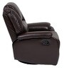 Orlando Leatherette Manual 1 Seater Recliner in Light Brown Colour