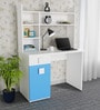 Orlando Kids Study Table in Blue & White Colour