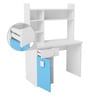 Orlando Kids Study Table in Blue & White Colour