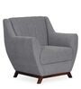 Orlito Fabric Lounge Chair in Grey Colour