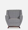 Orlito Fabric Lounge Chair in Grey Colour