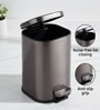 Brown Metal Orlo Trash Bin 6 Ltr
