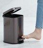 Brown Metal Orlo Trash Bin 6 Ltr