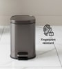 Brown Metal Orlo Trash Bin 6 Ltr