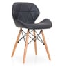 Ormond Eames Leatherette Iconic Chair in Grey Colour