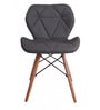 Ormond Eames Leatherette Iconic Chair in Grey Colour