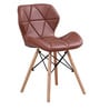 Ormond Eames Leatherette Iconic Chairs in Tan Colour