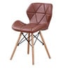 Ormond Eames Leatherette Iconic Chairs in Tan Colour