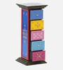 Hasta Solid Wood Chest Of Drawers In Multicolour