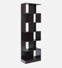 Ornate Book Shelf in Walnut Finish
