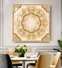 Ornate Masterpiece Glass Finish Square Wall Art