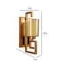 Oro Gold Metal Wall Light