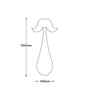 ORONYO Nirjhar (FL) Handcrafted Floor Lamp with Bulb (E27 Holder)
