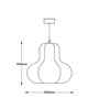 ORONYO Tusharika Handcrafted Pendant Lamp with Bulb (E27 Holder)