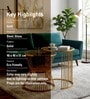 Orren Nesting Side Table In Gold Finish