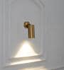 Ortega Integrated LED Metal Outdoor Wall Light (Brass)