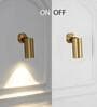 Ortega Integrated LED Metal Outdoor Wall Light (Brass)