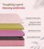 Ortho Plus 6 Inches HR Foam Single Size Mattress in Pink Colour