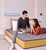 Ortho Pro 6 Inches Pocket Spring Queen Size Mattress in Yellow Colour