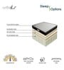 Orthofeel 6 inch Rebonded Foam Queen Size Mattress