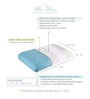 Orthopedic Cool Gel Memory Foam 27 x 18 Inch Pillow