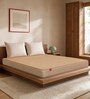 Orthopedic 10 Inches HR Foam King Size Mattress in Beige Colour