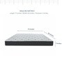 Orthopedic 75 x 36 x 5 Inch Anti Skid Memory Foam Single Mattress