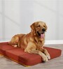 Orthopedic- Extra Large Red Fabric Pet Mat