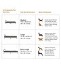 Orthopedic- Extra Large Red Fabric Pet Mat