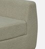 Ortiz Boucle Fabric Bench In Lunar Grey Colour