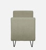 Ortiz Boucle Fabric Bench In Lunar Grey Colour