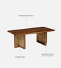 Ortrand Acacia Wood Coffee Table In Natural Finish