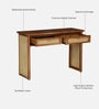 Ortrand Acacia Wood Console Table In Natural Finish