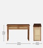 Ortrand Acacia Wood Console Table In Natural Finish