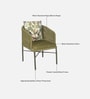 Orvieto Rope Chair in Green Finish