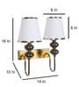 Orviora Gold Iron Wall Light  | E27 holder | without Bulb |  Eliante