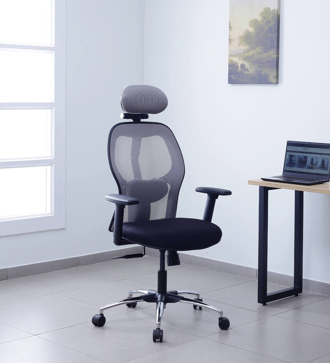 High back desk discount chair