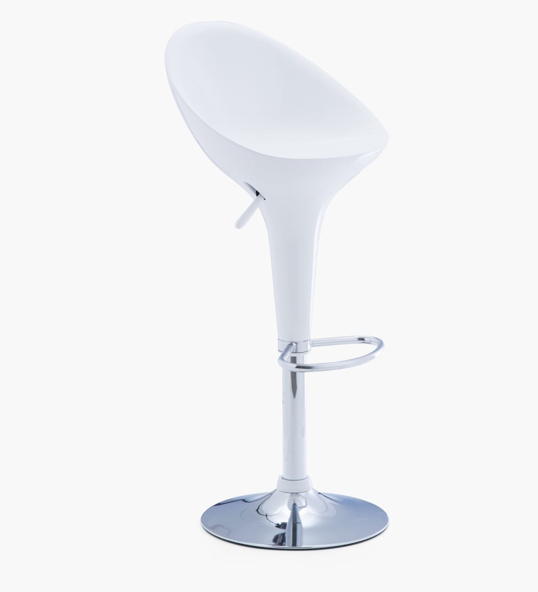 Buy Oslo Bar Chair in White Finish by Home Centre Online Modern Bar