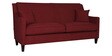 Oscar 3 Seater Sofa in Garnet Red Colour