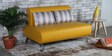 Oscar 2 Seater Sofa in Yellow colour