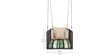 Osho Wicker Single Seater Sofa In Beige Colour
