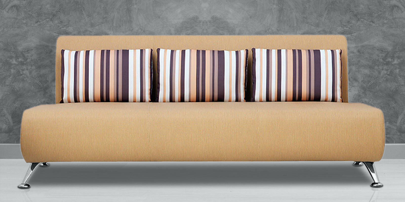 Oscar 3 Seater Sofa in Beige colour Oscar 3 Seater Sofa in Beige colour