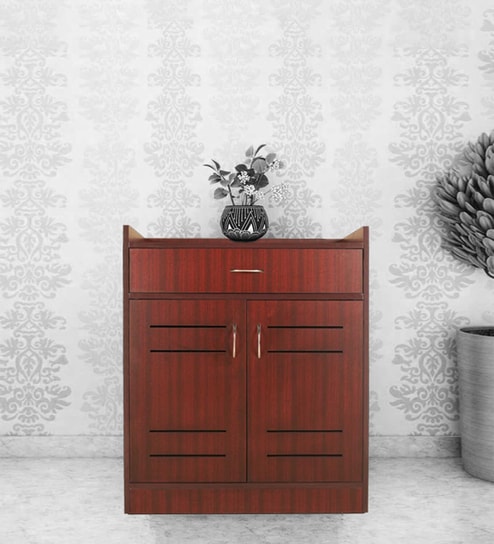 Oslo Shoe Cabinet in Rose Wood Finish