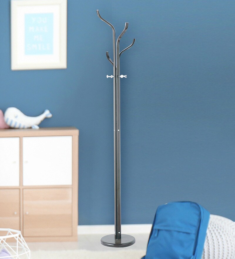 Buy Metal Coat Stand In Walnut By home Online Coat Stands Coat