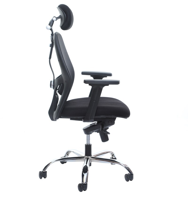 oscar high back ergonomic chair in black colour