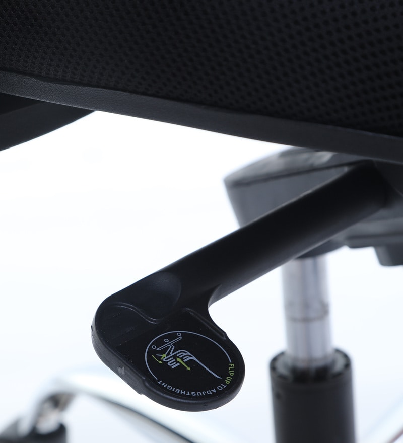 Buy Oscar High Back Ergonomic Chair in Black Colour by Star India