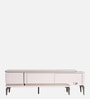 Osaka Marble Extendable Tv Console In White Finish