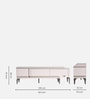 Osaka Marble Extendable Tv Console In White Finish
